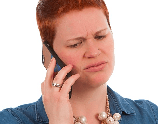 Negotiating a bill on the phone.