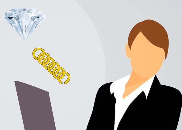 Shopping for luxury items.