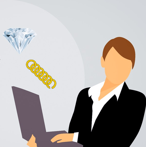 Shopping for luxury items.