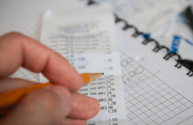 Paying bills check to check.