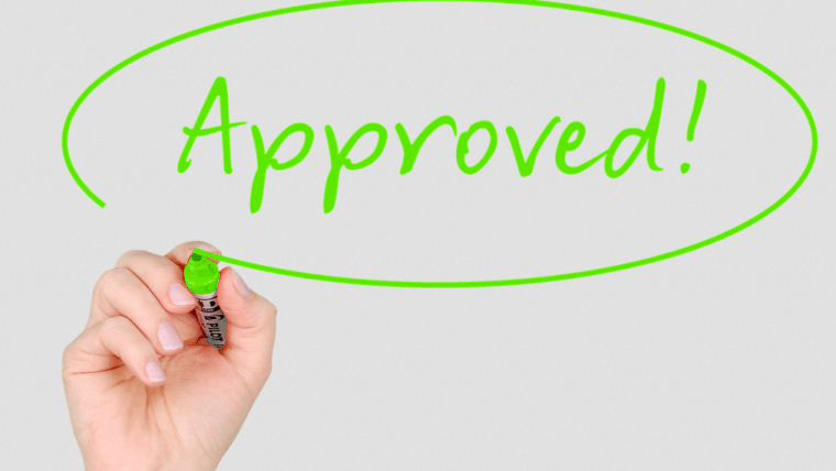 A written approval for a loan