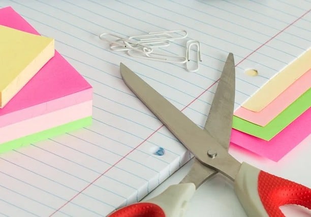 Scissors for trimming a budget.