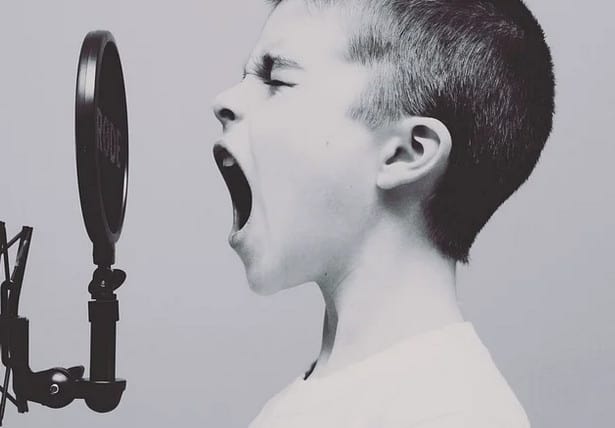 Working at home with screaming kids.