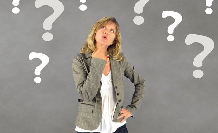 A woma asking loan questions.