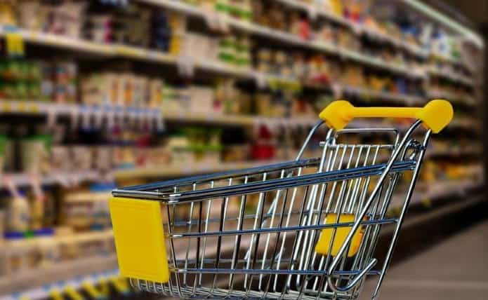 A cart for grocery shopping your meal plan.