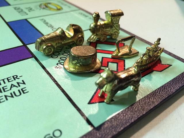 A board game about being rich.